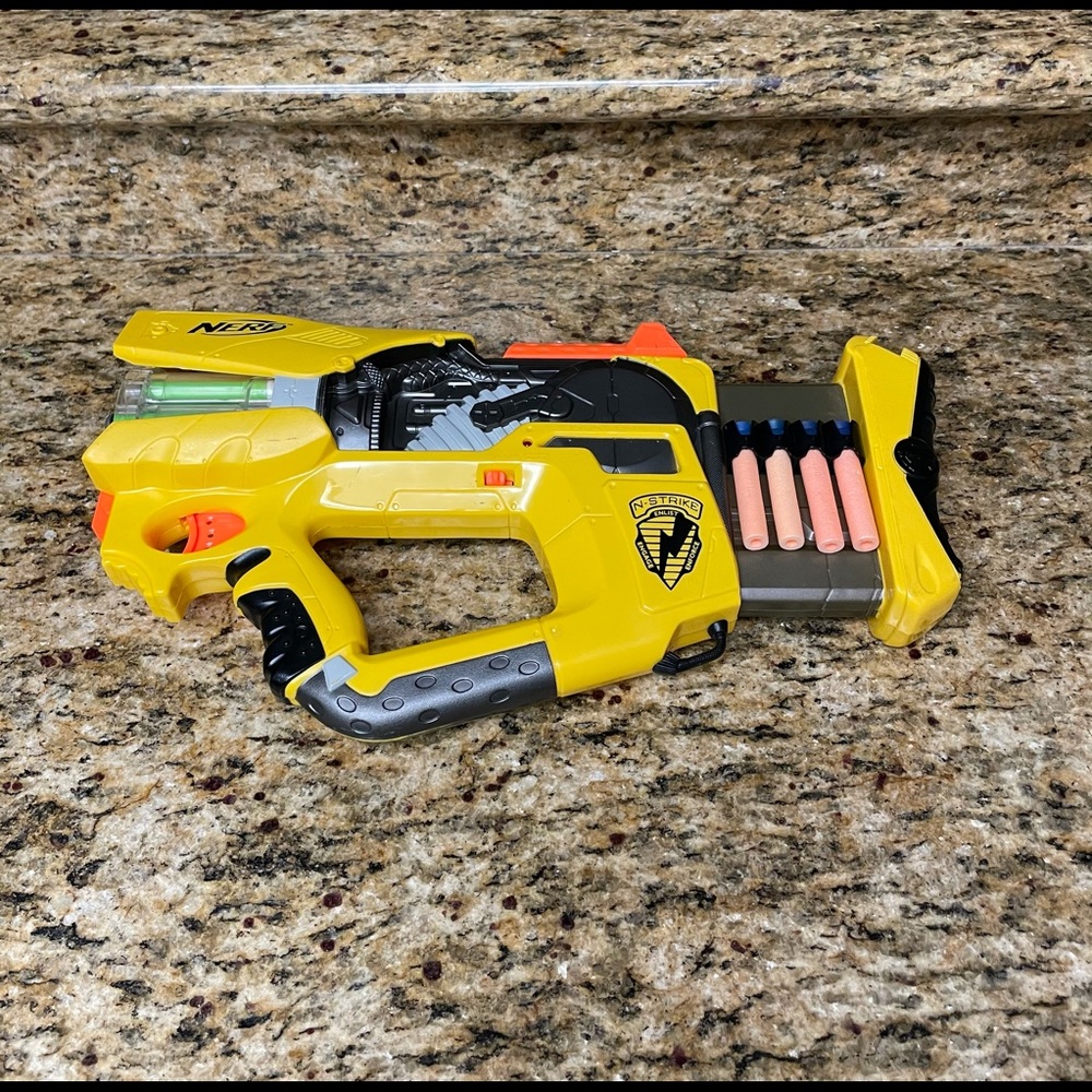 Nerf N Strike enlist engage enforce